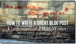 how to write a great blog post guide