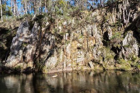 cliff on lerderderg river