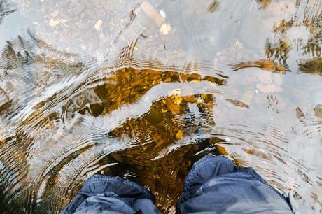 standing in lerderderg river