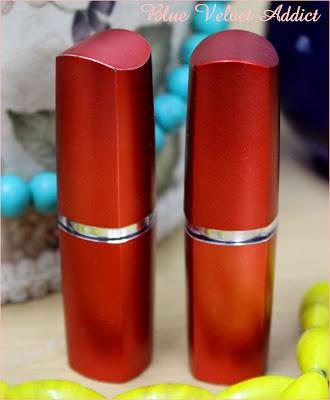 MAYBELLINE COLORSENSATIONAL MOISTURE EXTREME LIPSTICK : CORAL PINK & BRONZE ORANGE