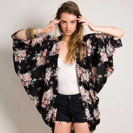 Keeping it Boho in a Kimono