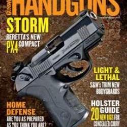 A recent issue of Handguns.