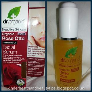 Dr Organic Rose Otto Facial Serum Oil:  Review*