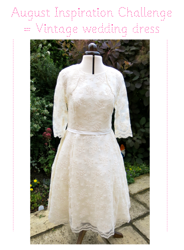 inspiration challenge for august 2013 vintage wedding dress from lucylovesya blog