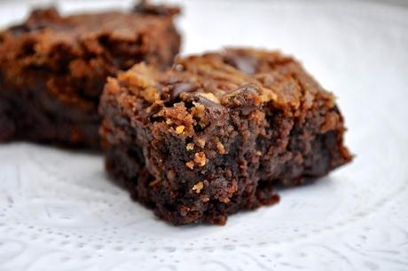Gooey Peanut Butter Brownies
