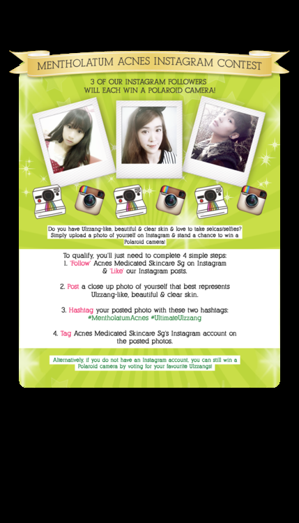 Vote for your favourite Mentholatum Acnes Ultimate Ulzzang to stand a chance to win a pair GV tickets ! [AD]