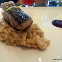 Lime Risotto with sea bass