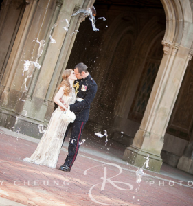 L&A wedding central park bethesda terrace