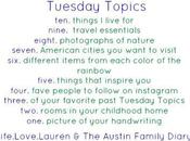 Tuesday Topics: Different Items From Each Color Rainbow