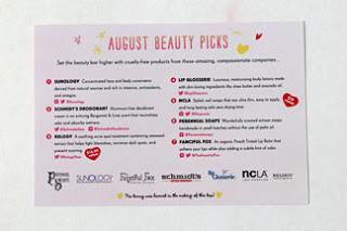 Vegan Cuts Beauty Box - August Unwrapping!!!