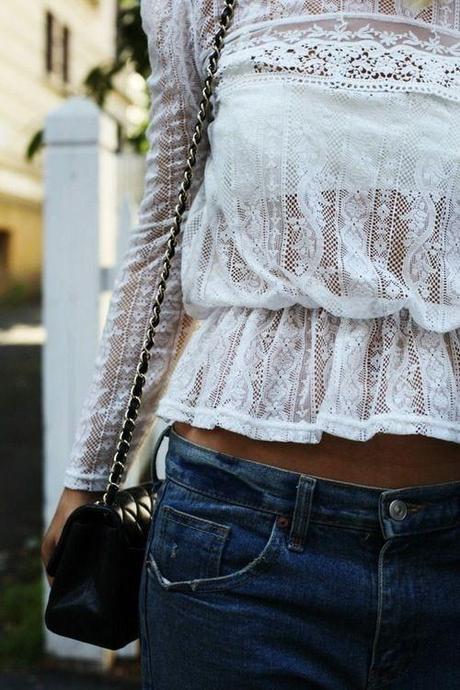 lace and denim