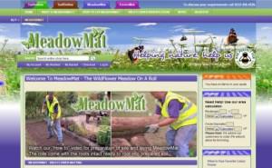 screenshot of meadowmat website