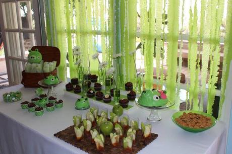 Angry Birds themed party by Sweet Pop Studio