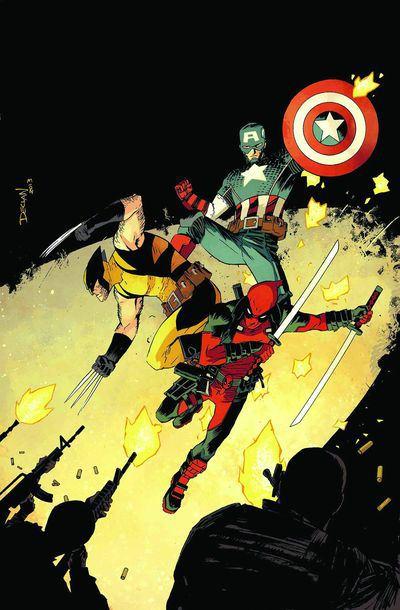 Deadpool Wolverine Captain America