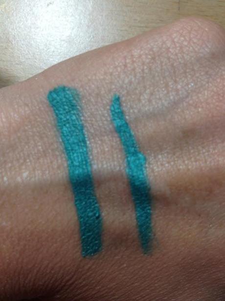 Collection Cosmetics Lasting Color Gel Liner Teal Swatches