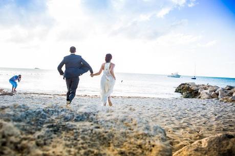 A white, sandy beach makes the perfect wedding decoration. Destination Wedding: Antigua