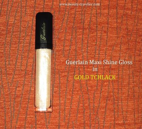 Review : Guerlain Gloss D'Enfer Maxi Shine Gloss in Gold Tchlack