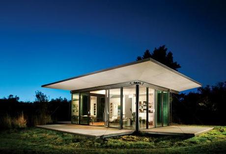 Exterior bay writers cabin san juan islands 