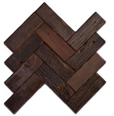 Loving Reclaimed Barn Wood Tiles!