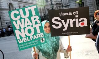 Hands Off Syria UK Protests Grow (Video & Photos)