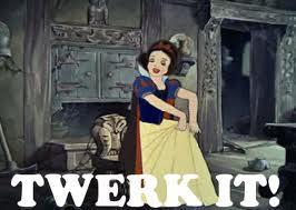 I tried to include a picture of Miley Cyrus, I did. But I just couldn't.  Google twerk if you don't know and if this doesn't explain it. Or, you know. Just don't.