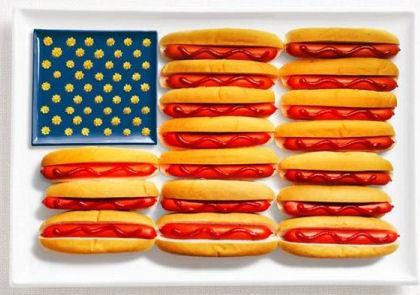 National Flags Created From The Foods Each Country Is Associated With