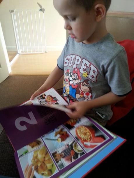 Little Mr A shows off his cooking skills!