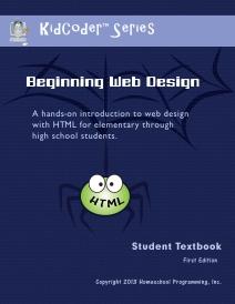 Kid Coder Beginning Web Design from Homeschool Programming Review