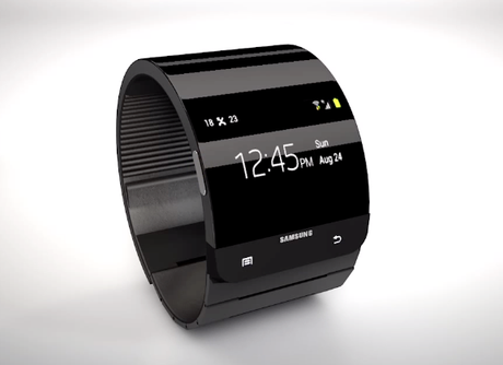 Concept of Samsung Galaxy Gear Smartwatch