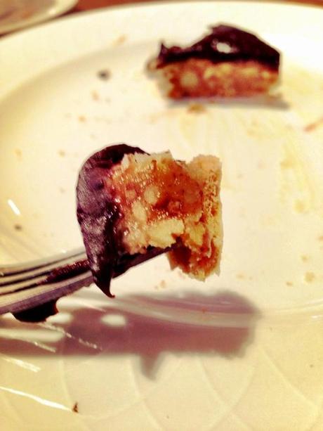 salted caramel chocolate tart at perkins restaurant plumtree nottingham afternoon tea