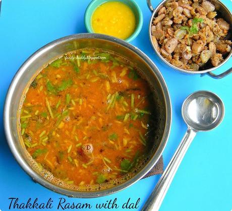Rasam Recipe  | Tomato Rasam  | Thakkali Rasam with dal