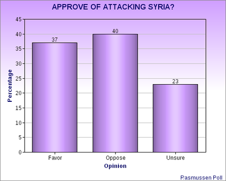 Public Still Unconvinced On Syrian Attack