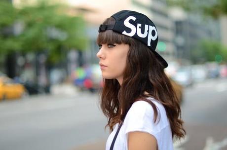 SUP supreme 5 panel hat