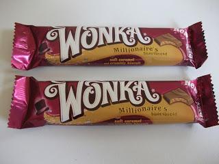 New! Nestlé Wonka Millionaire's Shortbread Bar Review