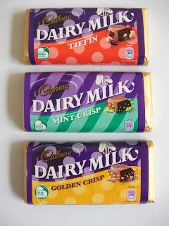 Cadbury Dairy Milk Tiffin & Mint Crisp Reviews (Irish)