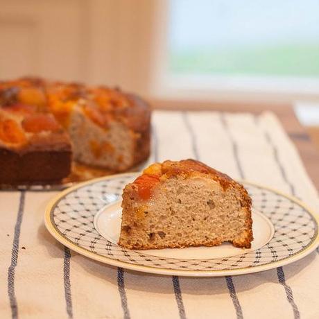 Apricot Rose Ricotta Cake