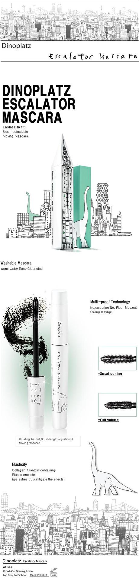 TCFS Dinoplatz Escalator Mascara info eng