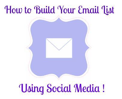 how to build an email list