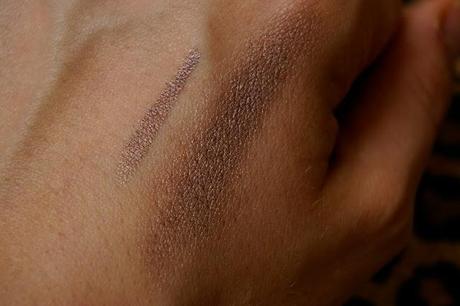 Collection eyeshadow pencil hot chocolate swatch