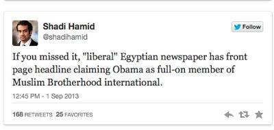 Egyptian Media Says Barack Obama Is Muslim Brotherhood Member (Video)
