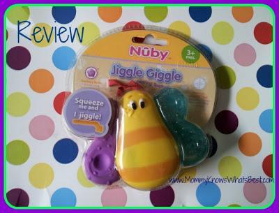 Nuby Jiggle Giggle Vibrating Teether for Babies