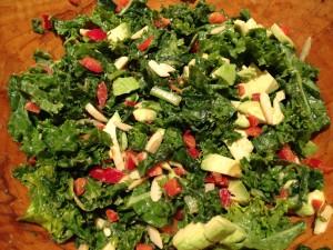 bowl of kale