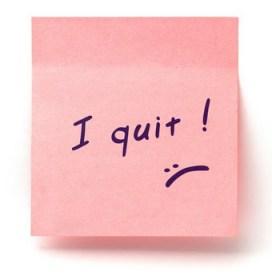 quitting