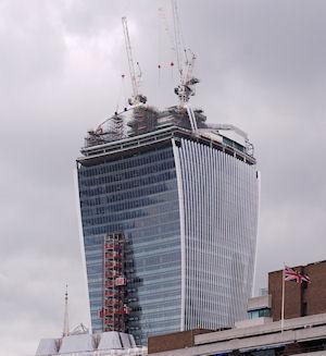 New London Skyscraper Melts Nearby Parked Cars