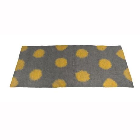 Gokarna tapis en feutre Gris clair