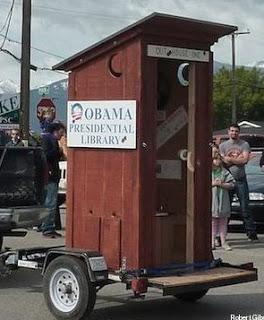 The Obama Outhouse Presidential Library (Video)