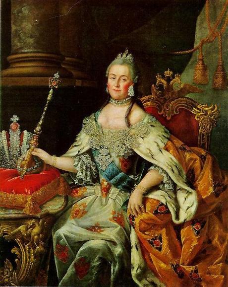 Catherine the Great wears the Orlov Diamond