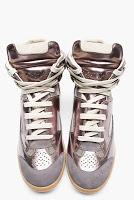 Exclusive Now, Elusive Later: Maison Martin Margiela Ssense Exclusive Pewter Replica High-Tops