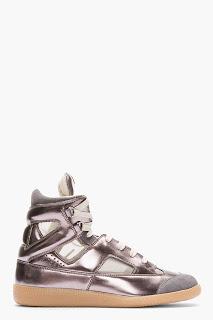 Exclusive Now, Elusive Later: Maison Martin Margiela Ssense Exclusive Pewter Replica High-Tops