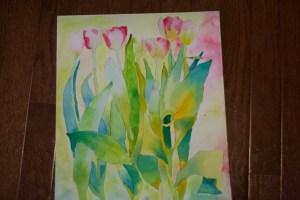 watercolor tulips-1-2